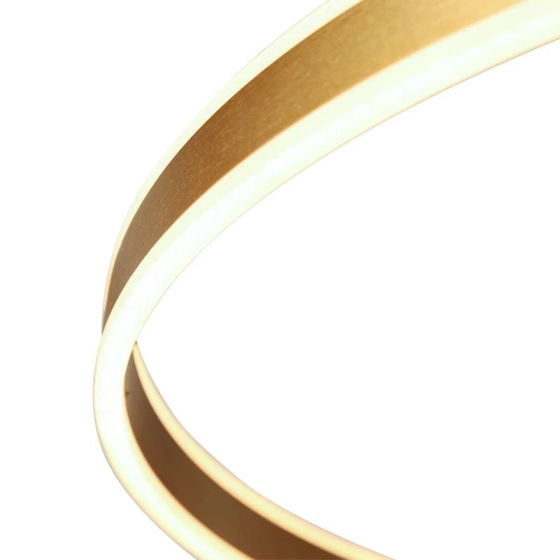 Steinhauer Ringlux LED Hanglamp | 80W 2700K 7200lm 927 | Dimbaar | Goud