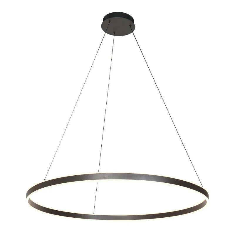 Steinhauer Ringlux LED Hanglamp | 80W 2700K 7200lm 927 | Dimbaar | Zwart