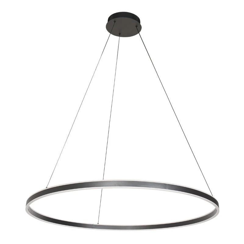 Steinhauer Ringlux LED Hanglamp | 80W 2700K 7200lm 927 | Dimbaar | Zwart