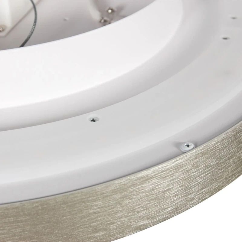 Steinhauer Flady LED Plafondlamp | 36W 2700K 3500lm 927 | Dimbaar | Staal/Wit
