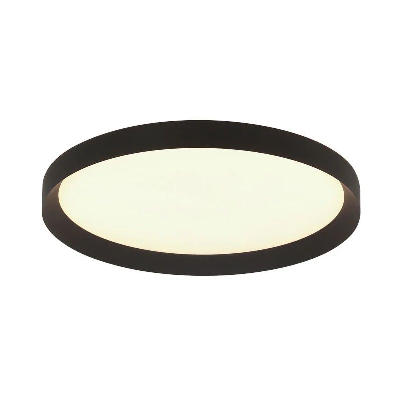 Steinhauer Flady LED Plafondlamp | 30W 2700K 3500lm 927 | Dimbaar | Zwart