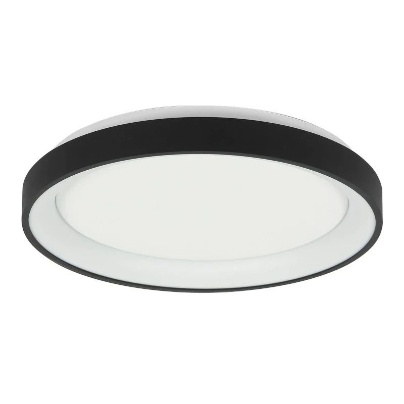 Steinhauer Ringlede LED Plafondlamp | 30W 2700K 2400lm 927 | Dimbaar | Wit/Zwart