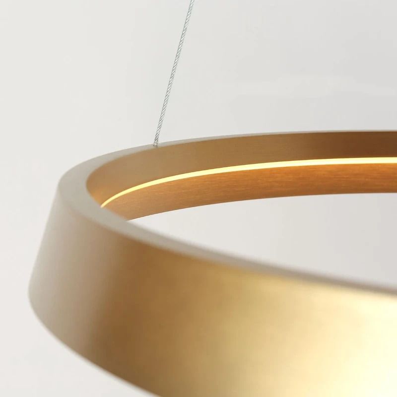 Steinhauer Ringlux LED Hanglamp | 40W 2700K 4000lm 927 | Dimbaar | Goud