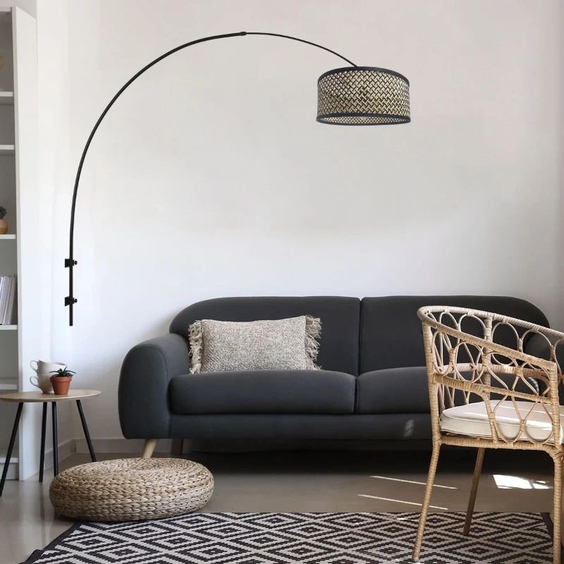 Steinhauer Sparkled Light LED Wandlamp | 1x E27 40W | Dimbaar | Naturel/Zwart