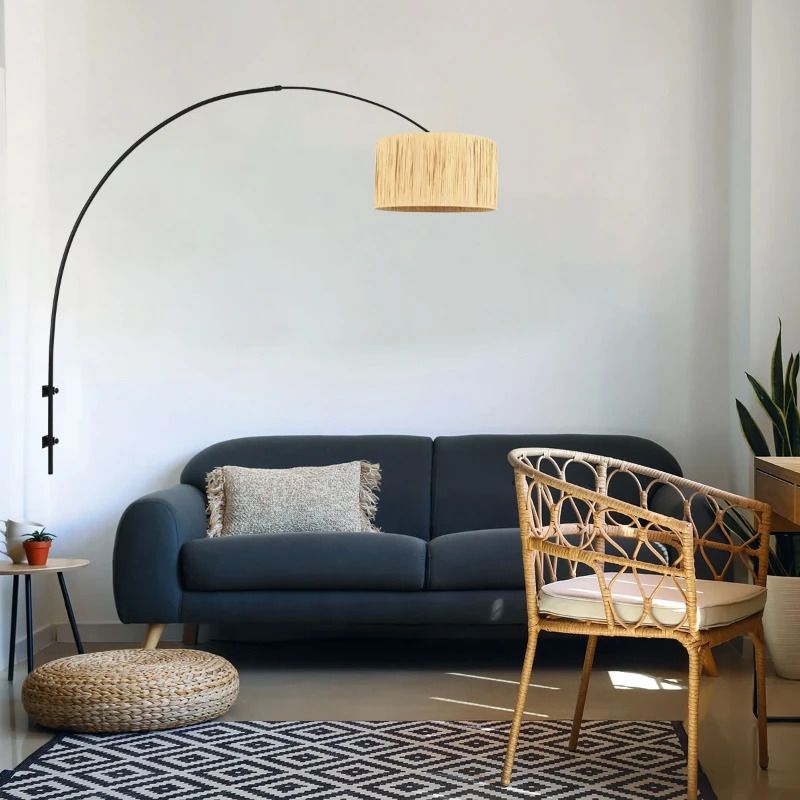 Steinhauer Sparkled Light LED Wandlamp | 1x E27 40W | Dimbaar | Naturel/Zwart