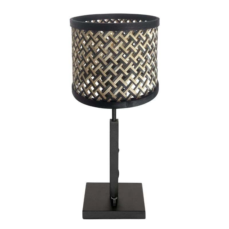 Steinhauer Stang LED Tafellamp | 1x E27 40W | Dimbaar | Naturel/Zwart