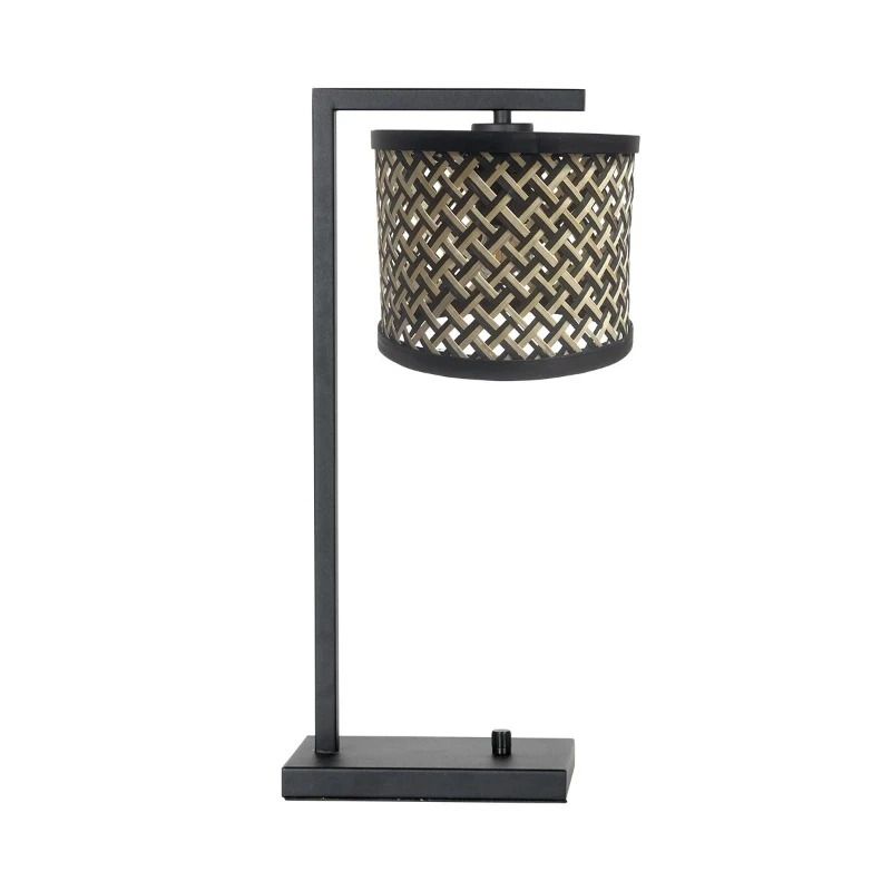 Steinhauer Stang LED Tafellamp | 1x E27 40W | Dimbaar | Naturel/Zwart