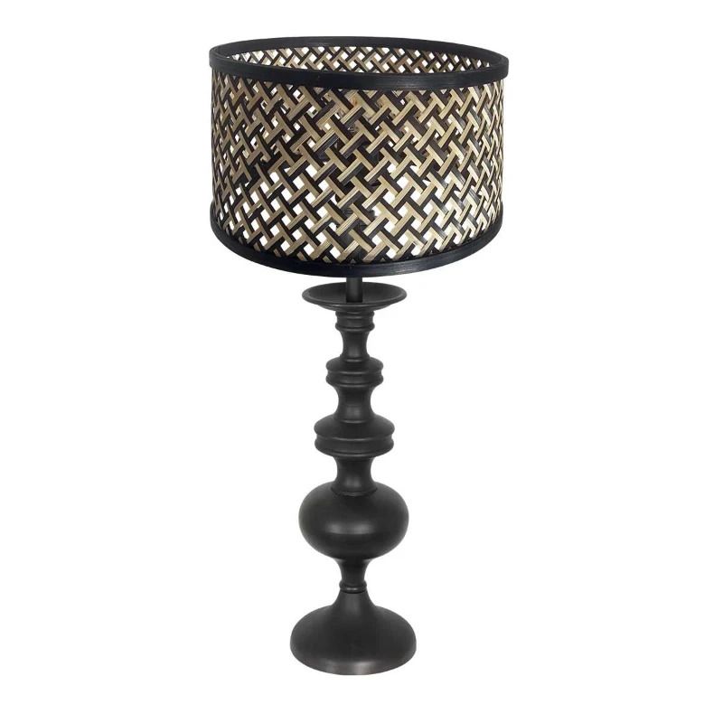 Anne Light Lyons LED Tafellamp | 1x E27 40W | Dimbaar | Naturel/Zwart
