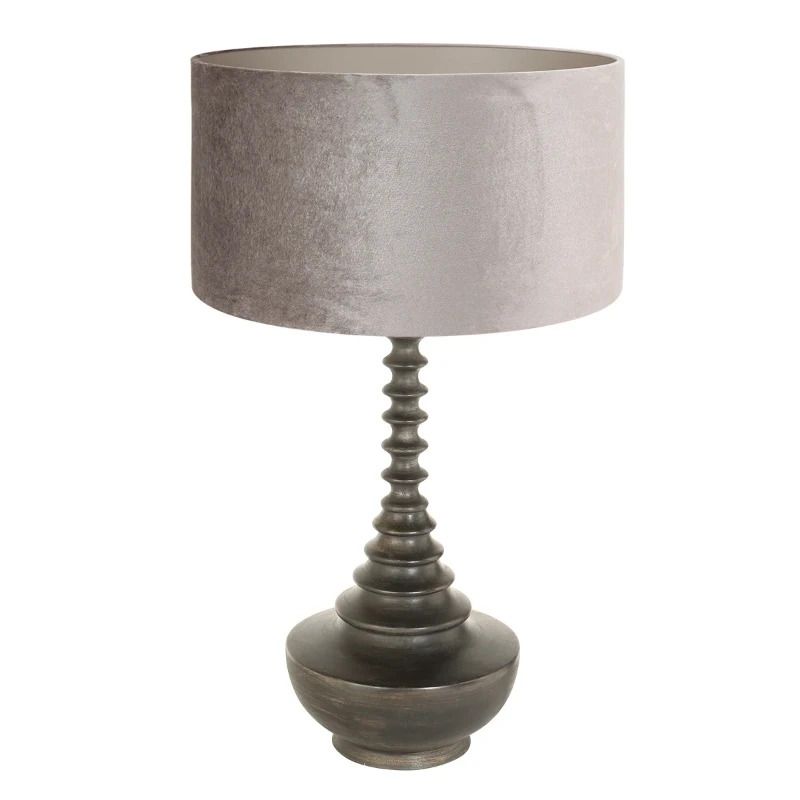 Anne Light Bois LED Tafellamp | 1x E27 40W | Dimbaar | Zilver/Zwart