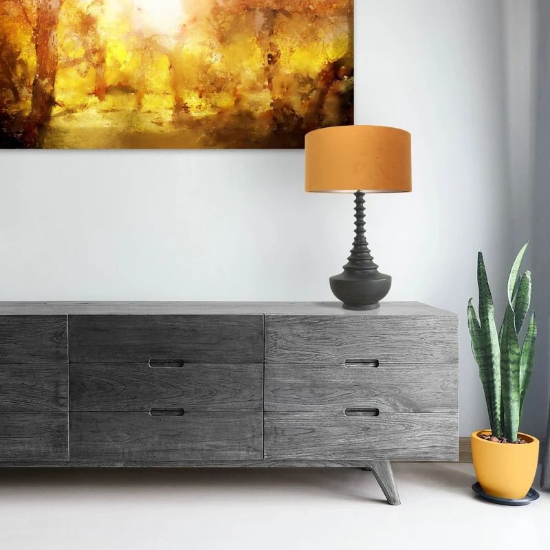 Anne Light Bois LED Tafellamp | 1x E27 40W | Dimbaar | Goud/Zwart