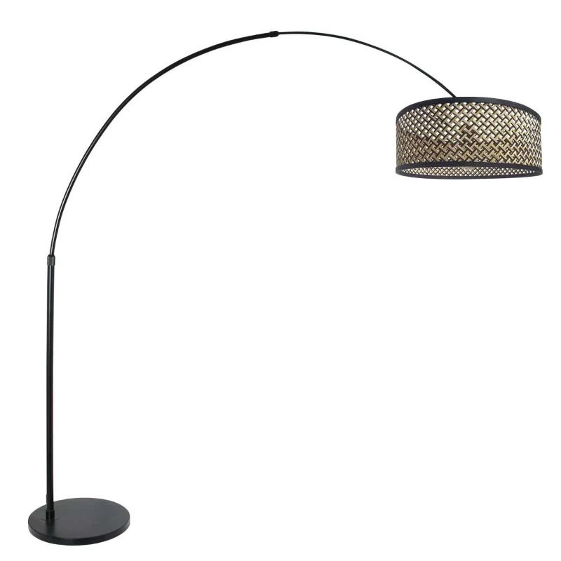 Steinhauer Sparkled Light LED Vloerlamp | 1x E27 40W | Dimbaar | Naturel/Zwart