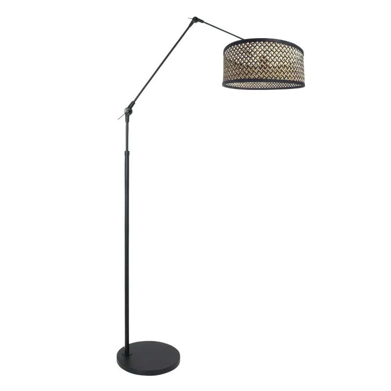Steinhauer Prestige Chic LED Vloerlamp | 1x E27 40W | Dimbaar | Naturel/Zwart