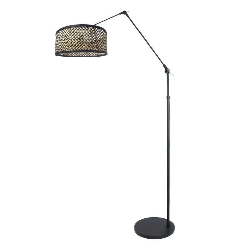 Steinhauer Prestige Chic LED Vloerlamp | 1x E27 40W | Dimbaar | Naturel/Zwart