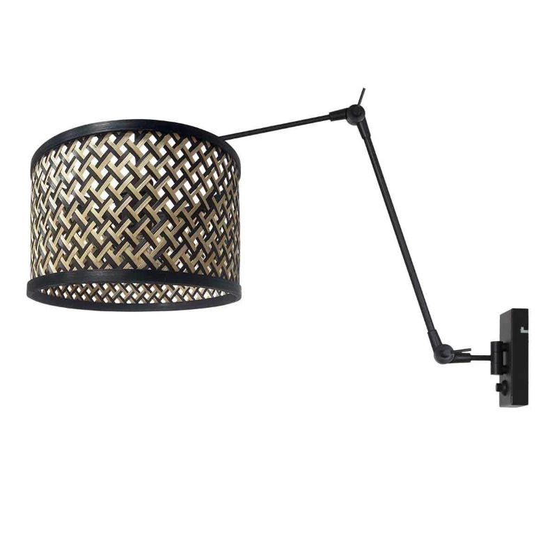 Steinhauer Prestige Chic LED Wandlamp | 1x E27 40W | Dimbaar | Naturel/Zwart