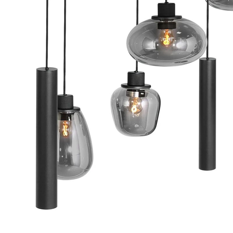Steinhauer Reflexion LED Hanglamp | 9x GU10 4.9W 2200K/2700K 1065lm 922/927