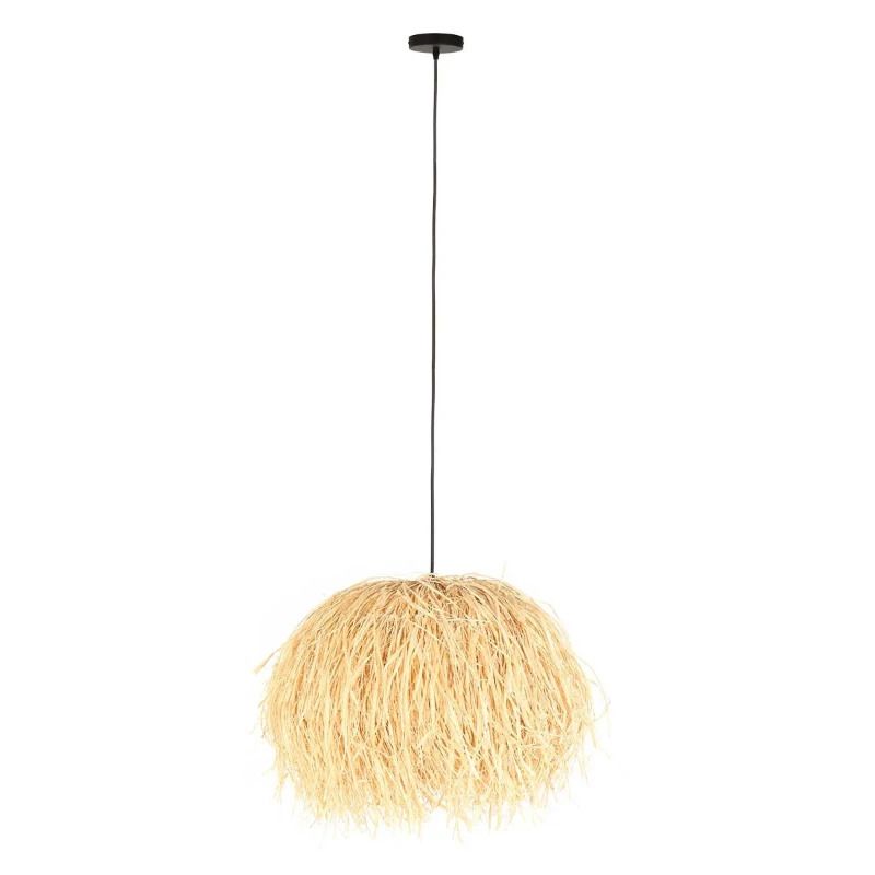 Anne Light Grass LED Hanglamp | 1x E27 40W | Dimbaar | Naturel/Zwart