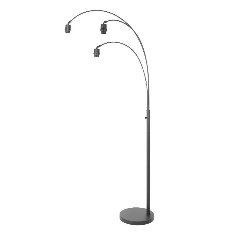 Steinhauer Sparkled Light LED Vloerlamp | 3x E27 40W | Dimbaar | Zwart