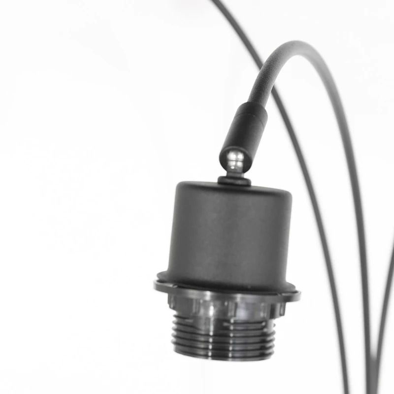Steinhauer Sparkled Light LED Vloerlamp | 3x E27 40W | Dimbaar | Grijs/Zwart