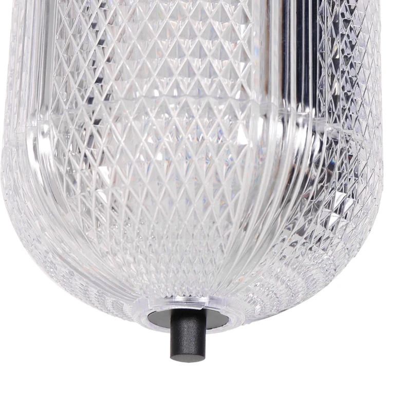 Mexlite Geripu LED Hanglamp | 8W 2700K 700lm 927 | Amberkleurig/Zwart