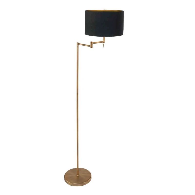 Mexlite Bella LED Vloerlamp | 1x E27 40W | Dimbaar | Brons/Goud/Zwart