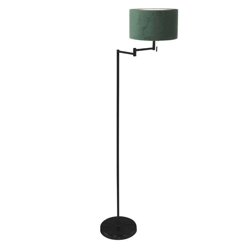 Mexlite Bella LED Vloerlamp | 1x E27 40W | Dimbaar | Groen/Zwart