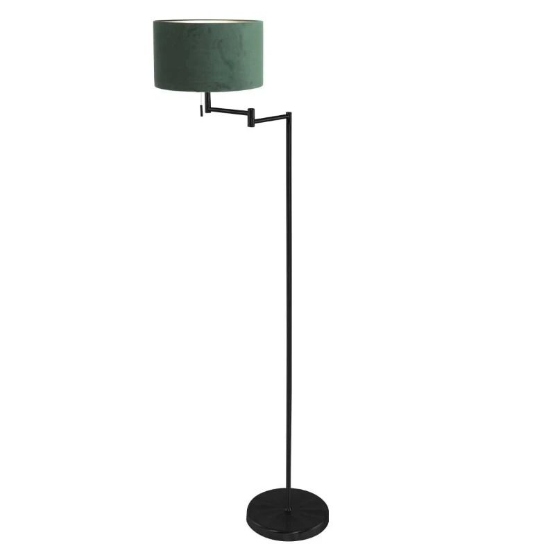 Mexlite Bella LED Vloerlamp | 1x E27 40W | Dimbaar | Groen/Zwart