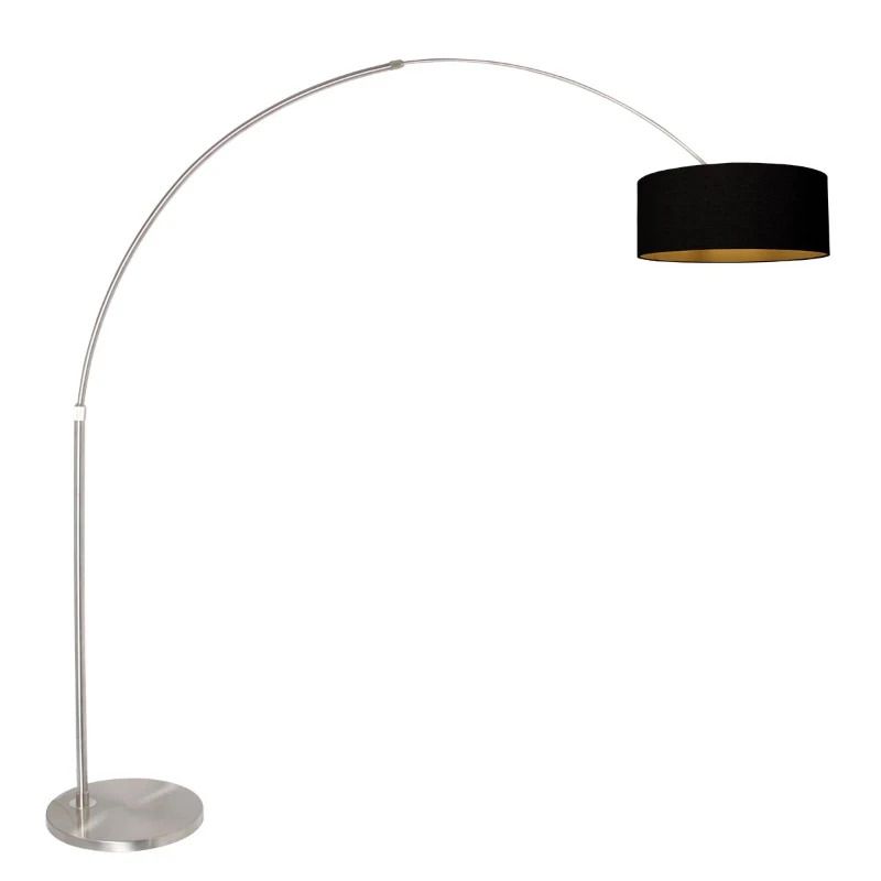 Steinhauer Sparkled Light LED Vloerlamp | 1x E27 40W | Dimbaar | Staal/Zwart