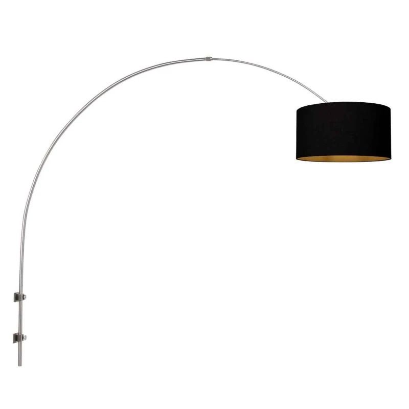 Steinhauer Sparkled Light LED Wandlamp | 1x E27 40W | Dimbaar | Staal/Zwart