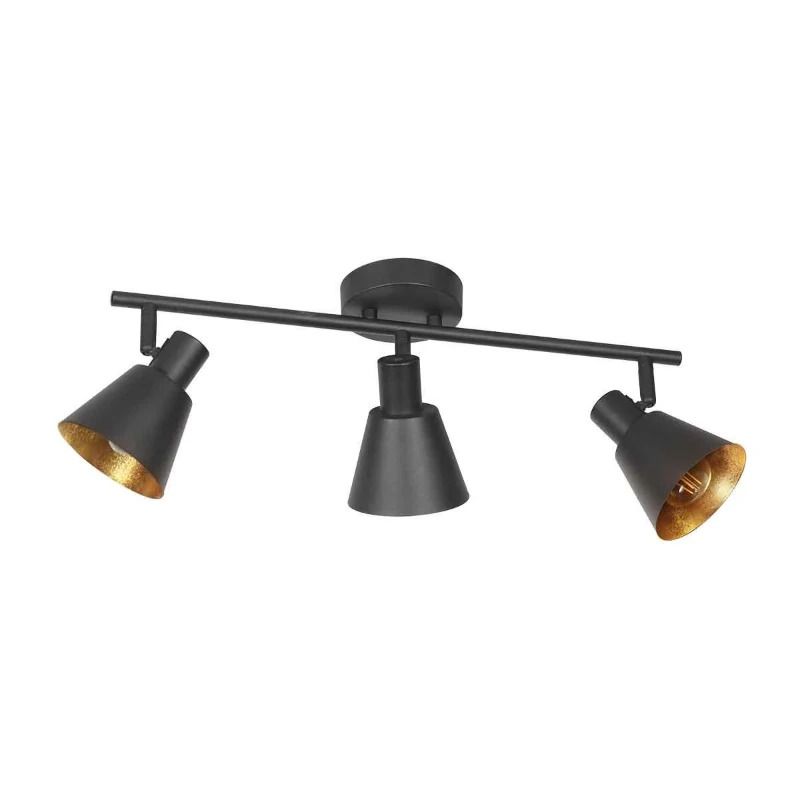 Mexlite Oeroe LED Downlighter | 3x E14 40W | Dimbaar | Goud/Zwart