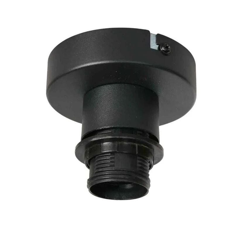 Steinhauer Bloeba LED Plafondlamp | 1x E27 40W | Dimbaar | Zwart