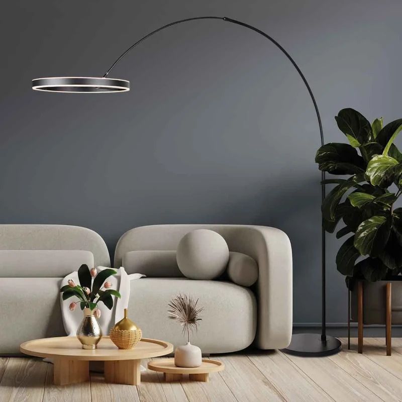 Steinhauer Ringlux LED Vloerlamp | 40W 2200K/2600K 4000lm 922/926 | Dimbaar