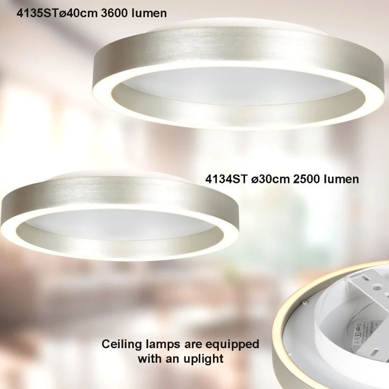 Steinhauer Ringlux LED Plafondlamp | 20W 2700K 2500lm 927 | Dimbaar | Staal