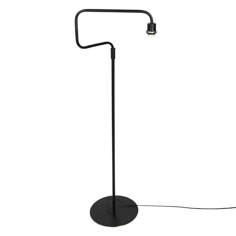 Steinhauer Bloeba LED Vloerlamp | 1x E27 40W | Dimbaar | Zwart