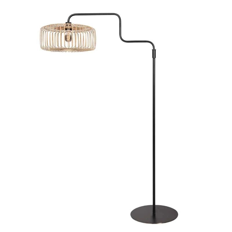 Steinhauer Breeza-Beache LED Vloerlamp | 1x E27 40W | Dimbaar | Zwart