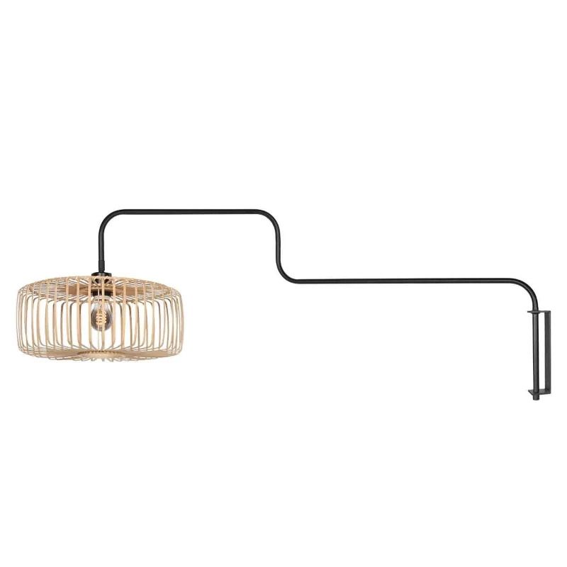 Steinhauer Breeza-Beache LED Wandlamp | 1x E27 40W | Dimbaar | Naturel/Zwart