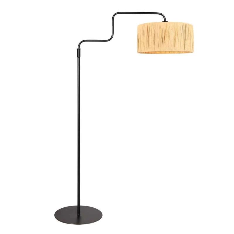 Steinhauer Bloeba LED Vloerlamp | 1x E27 40W | Dimbaar | Naturel/Zwart