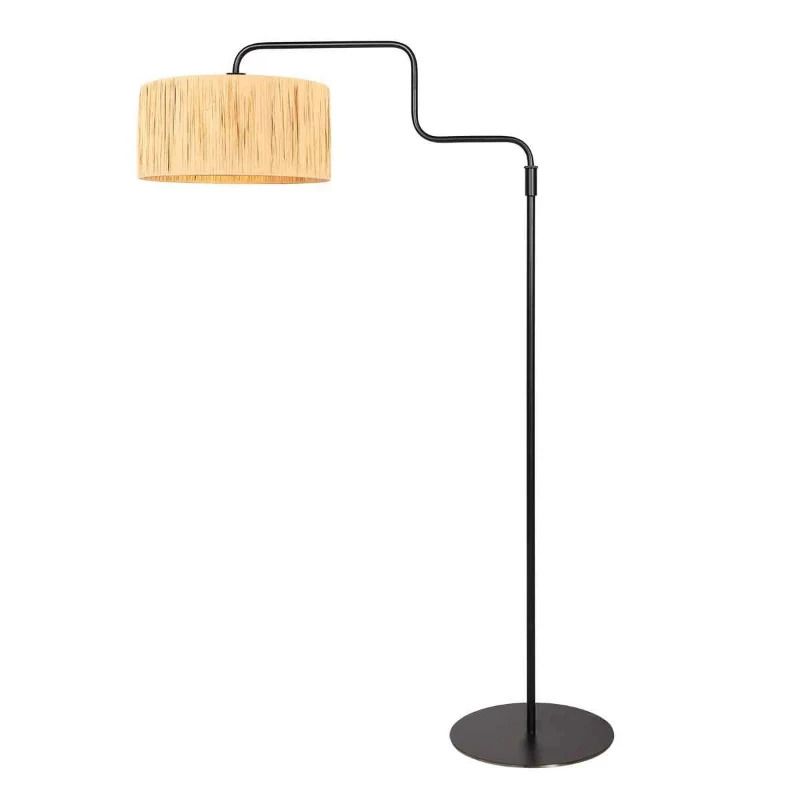 Steinhauer Bloeba LED Vloerlamp | 1x E27 40W | Dimbaar | Naturel/Zwart