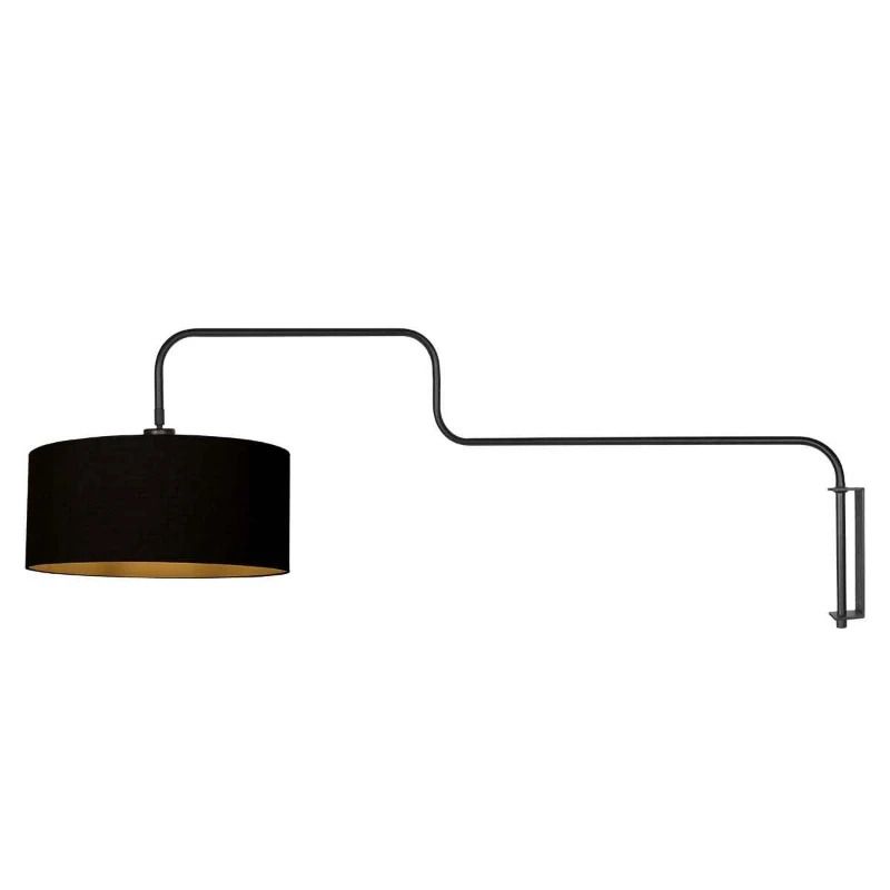 Steinhauer Bloeba LED Wandlamp | 1x E27 40W | Dimbaar | Goud/Zwart