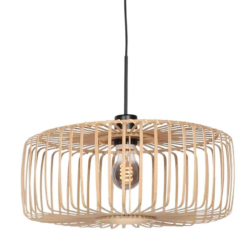 Steinhauer Breeza-Beache LED Hanglamp | 1x E27 40W | Dimbaar | Naturel/Zwart