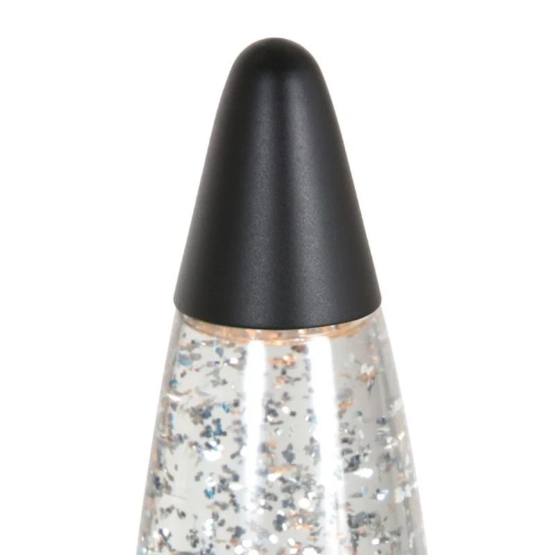 Mexlite Volcan LED Tafellamp | 1x E14 25W 2700K 150lm 827 | Zwart