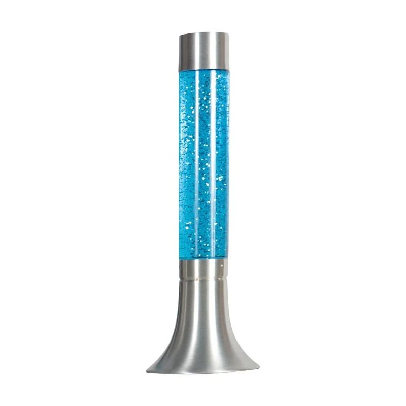Mexlite Volcan LED Tafellamp | 1x E14 25W 2700K 150lm 827 | Blauw/Staal