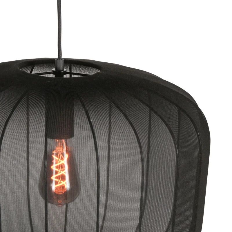 Anne Light Sable LED Hanglamp | 1x E27 40W | Dimbaar | Zwart