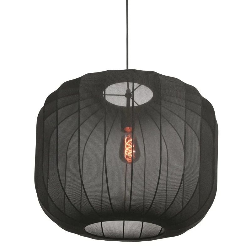 Anne Light Sable LED Hanglamp | 1x E27 40W | Dimbaar | Zwart