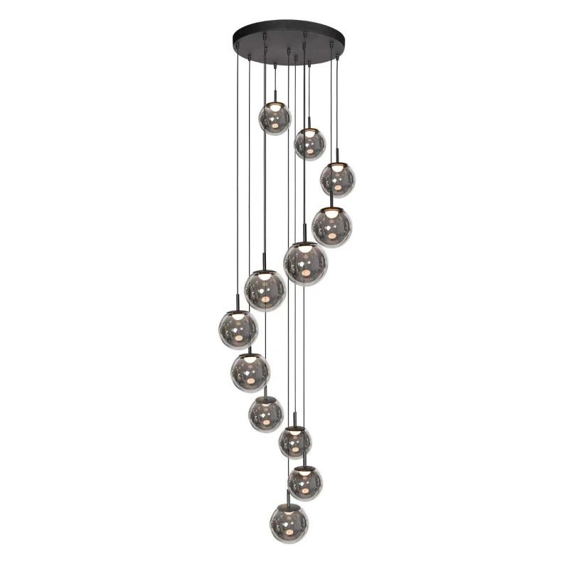 Steinhauer Bollique LED Hanglamp | 72W 2700K 7200lm 927 | Dimbaar | Zwart