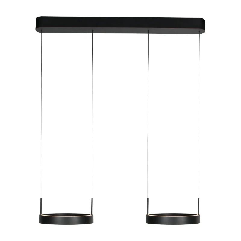 Steinhauer Exclusive Mykty LED Hanglamp | 50W 2700K 6500lm 927 | Dimbaar | Zwart