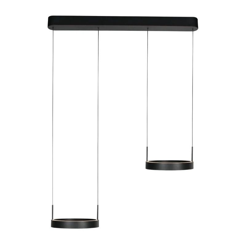 Steinhauer Exclusive Mykty LED Hanglamp | 50W 2700K 6500lm 927 | Dimbaar | Zwart