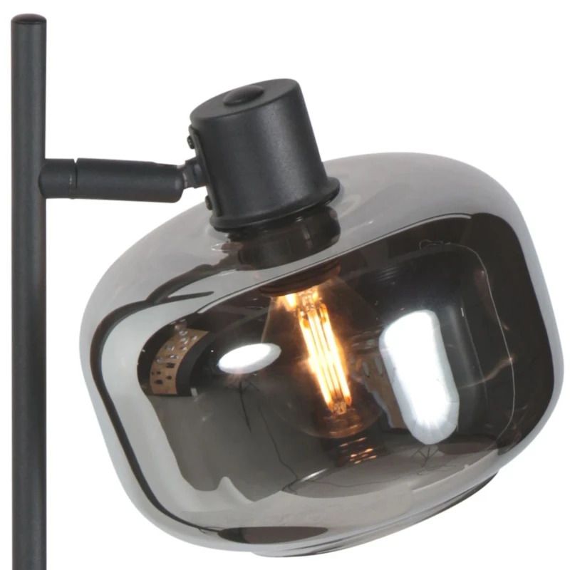 Mexlite Tenebris LED Tafellamp | 1x E14 40W | Dimbaar | Zwart