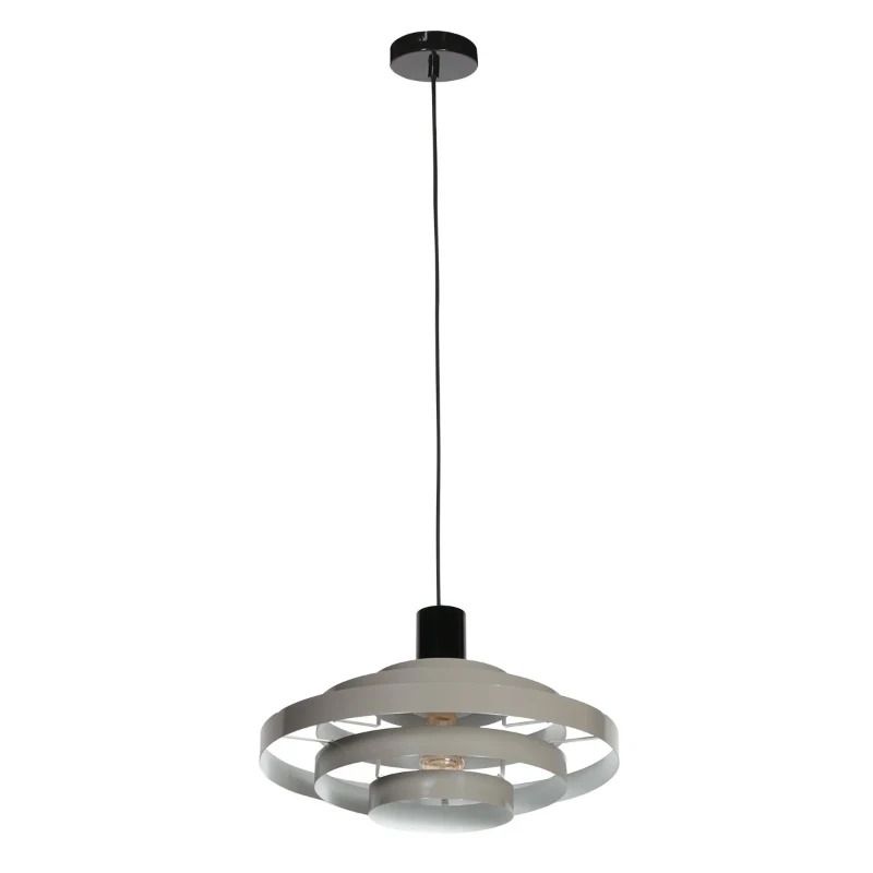 Steinhauer Halo Cirque LED Hanglamp | 1x E27 40W | Dimbaar | Grijs
