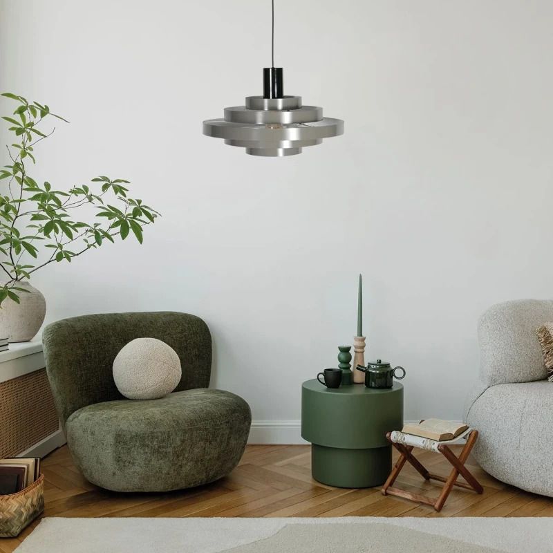 Steinhauer Halo Cirque LED Hanglamp | 1x E27 40W | Dimbaar | Grijs