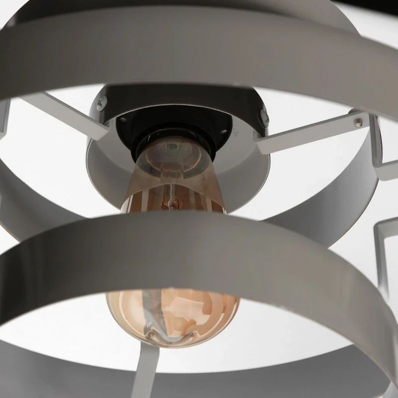 Steinhauer Halo Cirque LED Hanglamp | 1x E27 40W | Dimbaar | Grijs